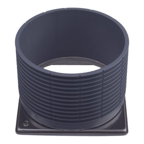 Cornice portagriglia d 146mm/100mm cornice inox 145x145mm, sistema Klick-Klack con fori filettati M6