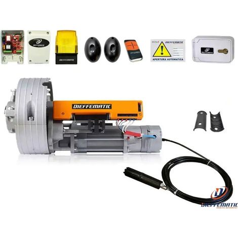 Kit Completo Automazione Motore Con Freno Serranda 230v 140kg 200 220 60 48 Mm