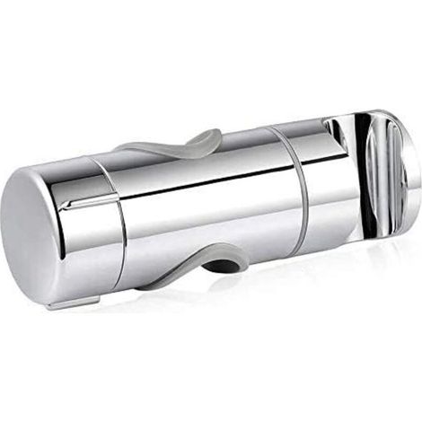 Support de Douche à Main Réglable, Support de Pommeau de Douche, 19–25 MM à Diamètre Réglable, Support Douchette en ABS chromé (Argent)