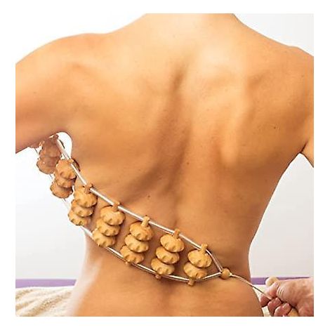 accessories Masseur Pour Dos Muscles Rouleau De Massage Appareil Bois 120 Cm (40 X 7 Cm Surface De Roulement) (1/5)