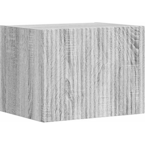 TV Wall Cabinet Grey Sonoma 39 x 31 x 29.5 cm Engineered Wood vidaXL