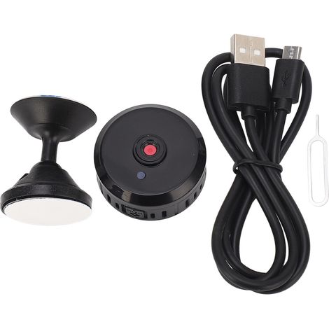 Mini caméra WiFi 1080p, vision nocturne intelligente, reconnaissance de formes humaines à 90 degrés et caméra de sécurité sans fil intelligente (1/5)