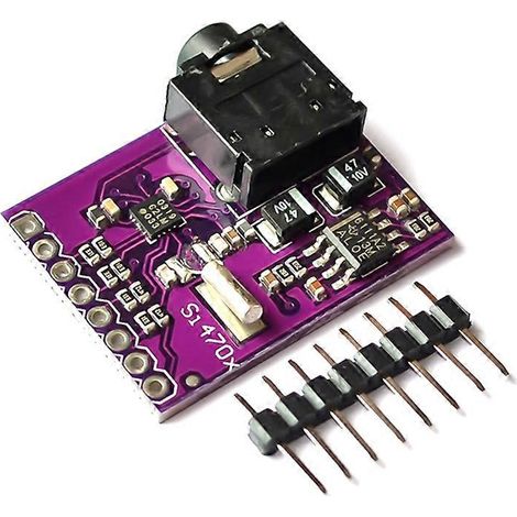 Si4703 FM-Tuner-Evaluierungsboard Digitales Radio-Rundfunkdatenverarbeitungsmodul für AVR ARM PIC mit Pins