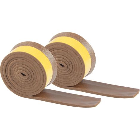 Türdichtung 2x ca.99cm braun selbstklebend Dichtung Zugluftstopper Dichtung