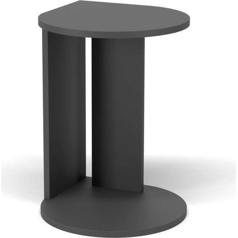 Mesa velador 540 para salón acabado grafito, 62cm(alto) 46cm(ancho) 55cm(largo) (1/3)