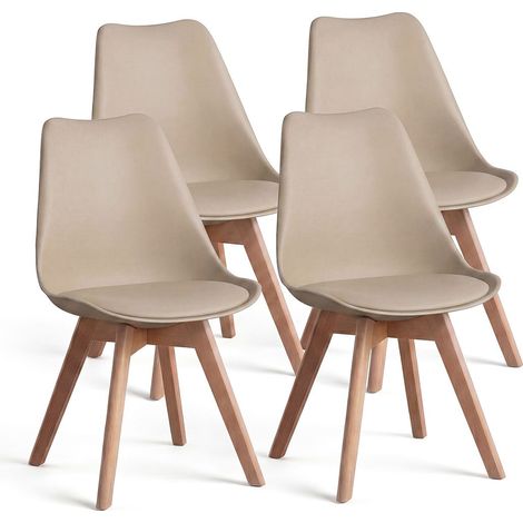 Pack 4 sillas de comedor 83x49 cm Beench Arena 49cm (ancho) x 83cm (alto) (1/5)