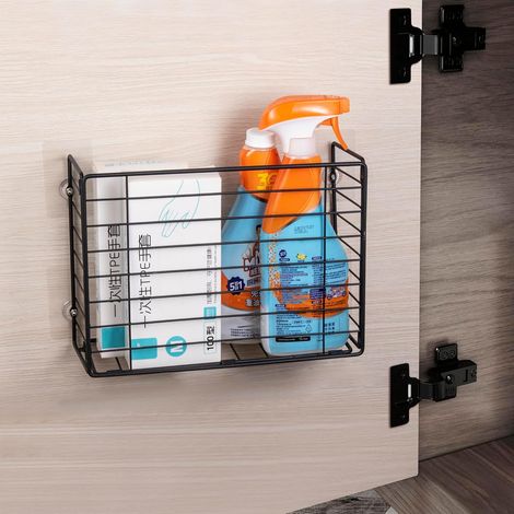 Panier de rangement suspendu mural porte pour placard (1/5)