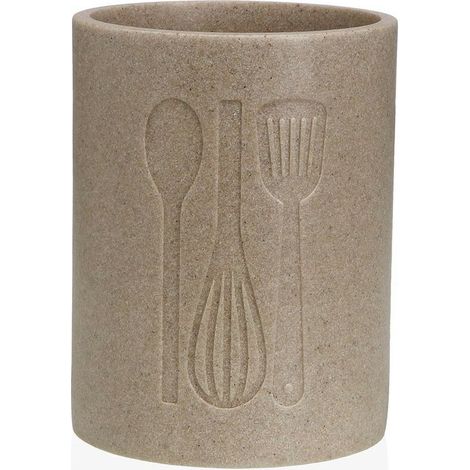 Bote para Utensilios de Cocina Versa Resina Cerámica 13 x 17,5 x 13 cm (1/2)
