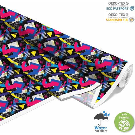 OUTDOOR DEKOSTOFFE OXFORD - Motiv Geometrisch I DX3150