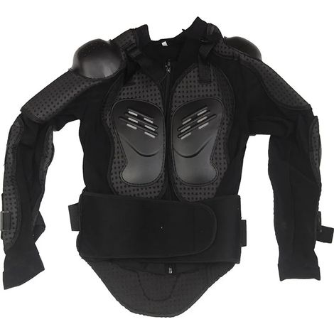 Veste de protection pour enfants et adolescents, noire, taille XS (1/4)