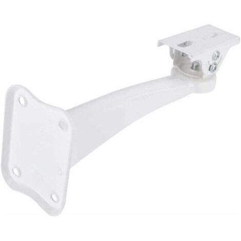Support mural universel pour caméra de surveillance – blanc, montage mur/plafond, compatible avec tous les modèles