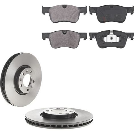 KIT FRENI ANTERIORI compatibile con PEUGEOT RIFTER - DISCHI + PASTIGLIE OEM: P 61 116 , P 61 135 / 18179 , 18439 /SOSTITUZIONE DIRETTA/BASSA POLVERE/SILENZIOSO (1/5)