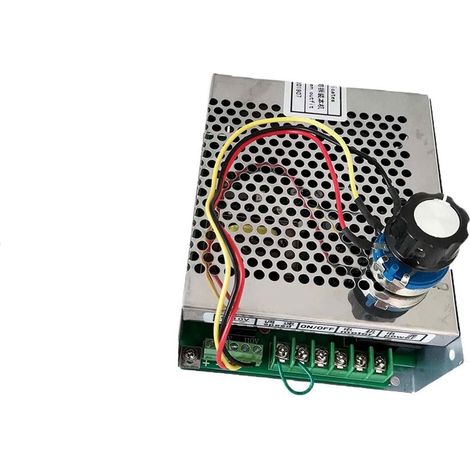 Kits de moteurs de broche CNC Kit de têtes de broche de forage CNC 0,2 kw refroidi par Air, moteur de broche 200W + régulateur de vitesse d'alimentation for la gravure(Package2) (1/5)