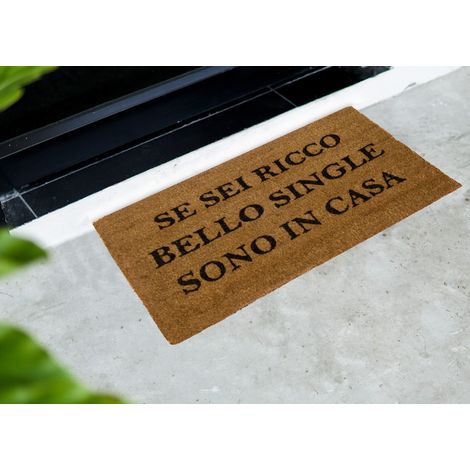 Zerbino Entrata Ingresso Casa Esterno Antiscivolo In Cocco Allegro Ricco Single (1/5)