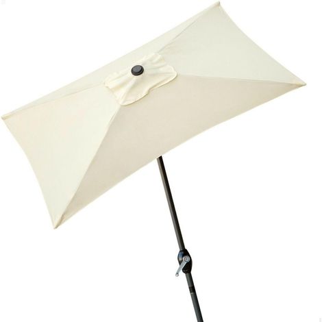Aktive Sonnenschirm Creme 200x120 cm Aluminium Polyester