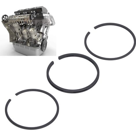 Segment de piston 3P Aotes Jaguar pour compresseur d'air destiné au travail du bois : spécifications de l'accessoire de pompe à air : φ47 mm (1/5)