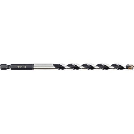C.K T3114 0815 CARBURE DE TUNGSTÈNE FORET POLYVALENT 8 MM LONGUEUR TOTALE 150 MM 1 PC(S) (1/4)