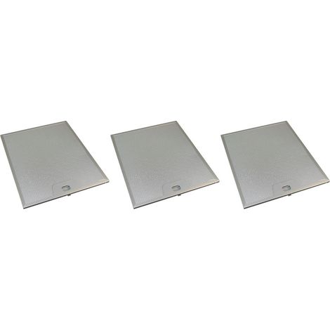 3 x Universal Cooker Hood Metal Grease Filter 253mm x 300mm (1/2)