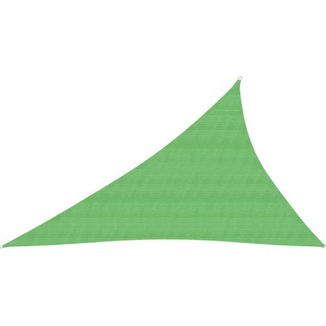 Voile d'ombrage 160 g/m² vert clair 3 x 4 x 5 m PEHD (1/5)