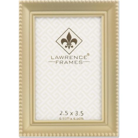 Cadre photo en laiton doré antique 5,1 x 7,6 cm Bord perlé (1/5)