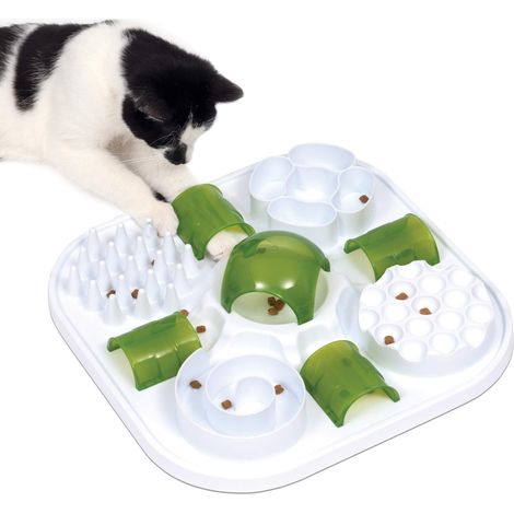 Cat-it Catit Play Treat Puzzle interaktives Spielzeug grün