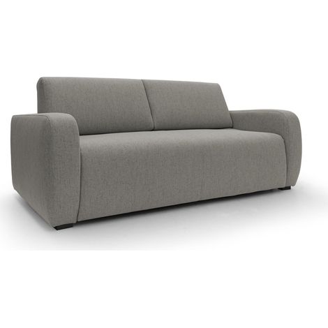 Duna Schlafsofa mit 20 cm Matratze aus wasserfestem Stoff T03 195 cm (mat. 140x197) taupe