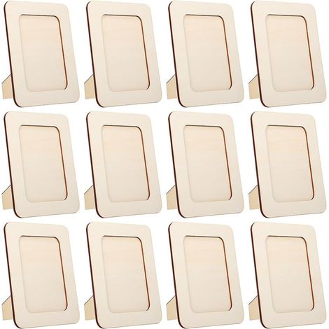 12-Piece Wooden Photo Frames for Photos, Home Use (1/5)