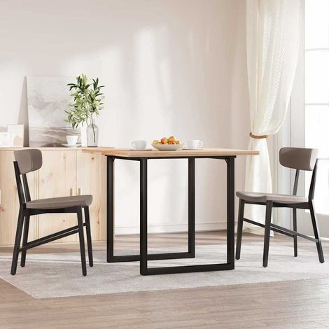 Esstisch-Gestell in O-Form 60x60x73 cm Stahl
