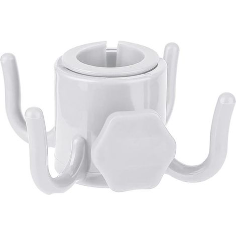Gancho para sombrilla de cuatro garras, ajustable, apto para sombrillas de playa, camping y viajes ligero y duradero. (1/4)