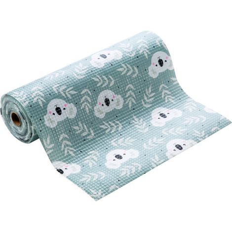 Tapis Fond de Tiroir Antidérapant Tapis de Réfrigérateur Antibacterien Tapis de Tiroir Non-Adhésif Tapis de frigo Anti-moisissure Doublures de Tiroir pour Cuisine Armoire 1 Rouleaux(500 x 30cm) (1/5)