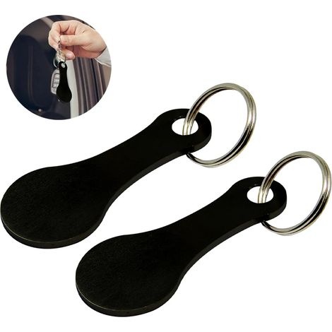 Ficha para carrito de la compra extraíble al instante  Paquete de 2  Herramienta para carrito de la compra  Llavero  Chip  Ficha para carrito de la compra  Chip de compra