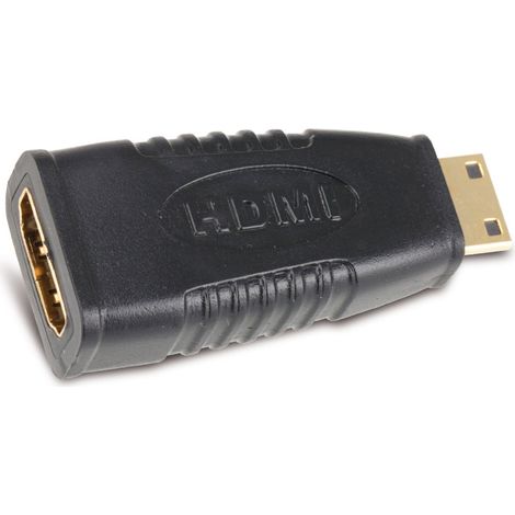 S-IMPULS HDMI-Adapter, Typ A Buchse/Typ C Stecker, schwarz