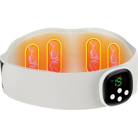 Ceinture abdominale EMS intelligente (blanche) pour le renforcement des muscles abdominaux (1/5)