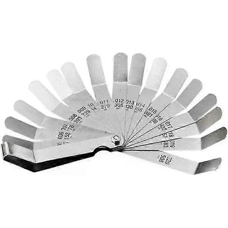 Ventilschrauben-Einstellschlüssel für Motorradmotoren, Ventilspiel-Einstellwerkzeug + Fühlerlehre 0005 - 0020 Zoll - JXLGV (1/5)