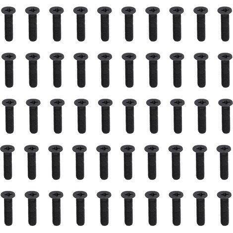 50 vis à tête fraisée cruciforme plate M4 A2-70 pour réparation et maintenance M4x16
