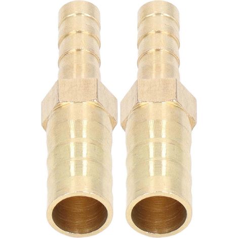 Stück Schlauchverbinder mit Widerhaken, Messing-Schlauchverbinder, Sechskant-Reduzierstück, Widerhakenverbinder 10 mm (3/8 Zoll) auf 6 m