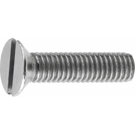 Scatola da 250 viti zincate m6x25mm din 963 (1/2)