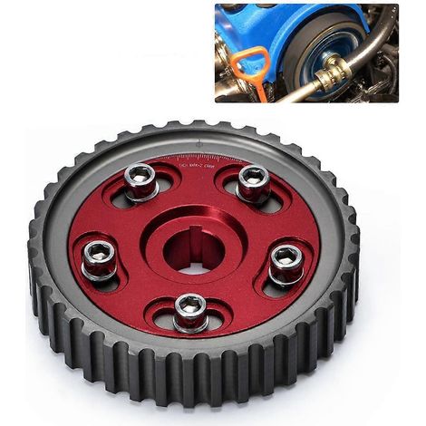 Pignon d'arbre à cames réglable en alliage, poulie de distribution, pour moteur Honda SOHC D15/D16 série D (1 pièce) (1/5)