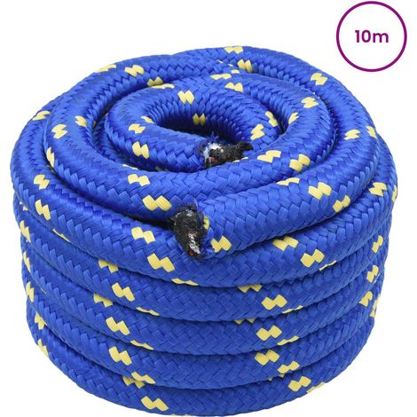 vidaXL Cuerda para barco 6 mm 10 m Azul (1/2)
