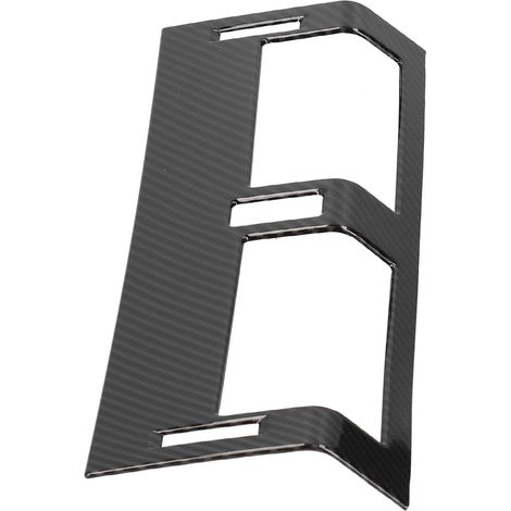 Baguette de finition pour bouche d'aération, habillage adhésif carbone, compatible Land Rover Defender 2020-2021, kit de garniture intérieure, style sport, noir fibre. (1/5)