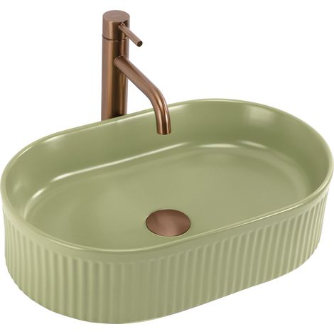 COUNTERTOP BASIN REA VANDA PISTACHIO MATT GREEN (1/5)