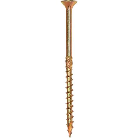 100 Vis De Construction À Tête Plate Cs 06260 - 6X260 mm T30 - D-Work