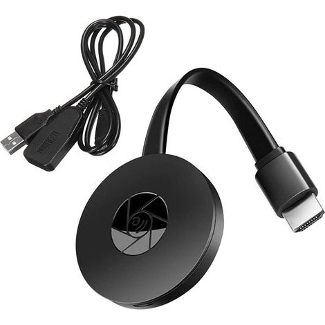 Adaptateur HDMI WiFi sans fil : diffusion sans fil vers TV et projecteur depuis Airphone. Comparer l'écran du téléphone. (1/5)