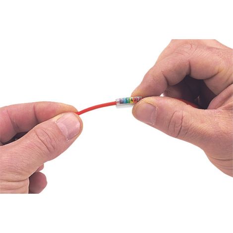 porte repère legrand memocab - pour fil de 0.75 à 4 mm2 - long. 18 mm