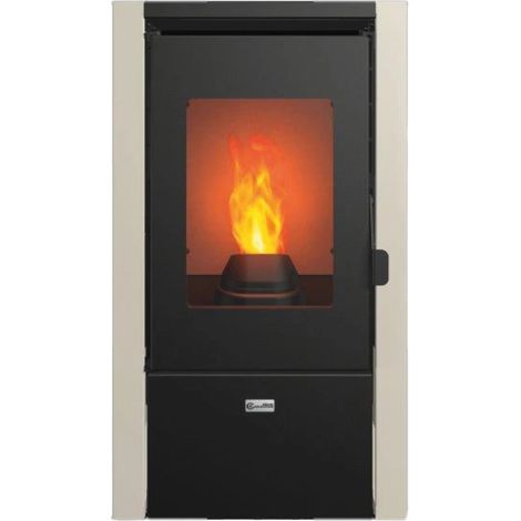 stufa a pellet canadian stove "nevada 7" bianco 6,2 kw (1/4)