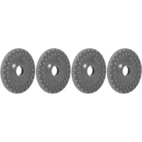 4pcs Roues Caoutchouc pour Machine à Tricoter Silver Reed SK840 SK830 SK580 SK270 SK218 SK325 - Pièces Détachées Compatibles (1/5)