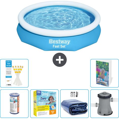 Bestway Piscina Bestway Fast Set Rotonda - 305x66 cm - 7-pezzi  S50