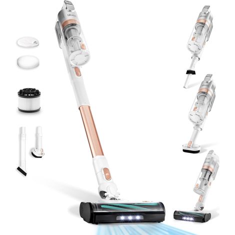 Aspirateur Balai sans Fil Anti-EnchevĂŞtrement 4 en 1 Rose (1/5)