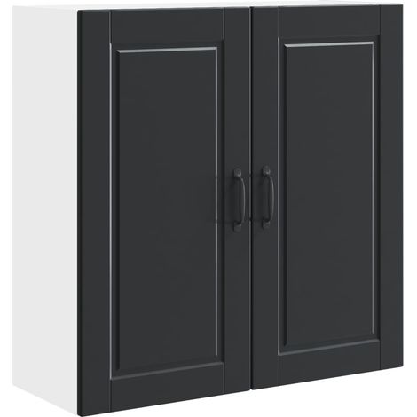 Maison Exclusive - Armario de Pared PORTO Negro 80 x 31 x 80 cm