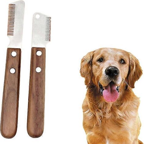 Peigne anti-puces en acier inoxydable (1 à 3 pièces) pour chat et chien - Outil de toilettage confortable et efficace (1/5)